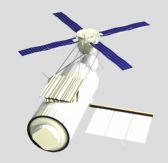大型卫星3D模型