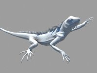 蜥蜴,maya动物模型