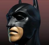 蝙蝠侠头像,头部3D模型
