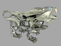设计超酷的maya机器狗模型(材质齐全)