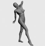 跳舞的女人,3D人体模型