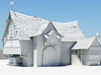 房屋,房子maya模型