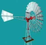 大风车,风力发电机3D模型