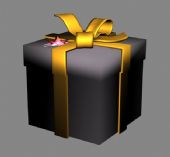 精美礼物盒,礼品盒3D模型