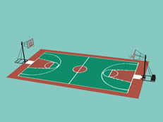 篮球场3D模型