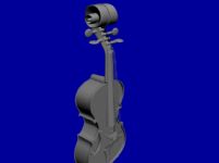 小提琴3D模型