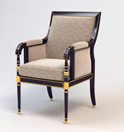 欧式休闲椅子3d模型