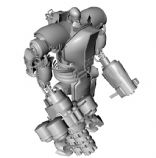 重甲战士,机器人C4D模型