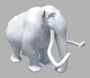 猛犸象maya模型(带复杂绑定)