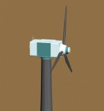 风力发电设备3D模型