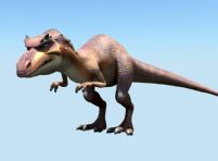 《冰河世纪3-恐龙的黎明》中的恐龙maya模型(有贴图)