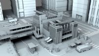 现代繁华市区场景maya模型