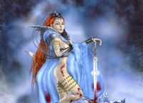 古代女战士Maya模型