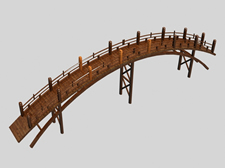 木桥3d模型