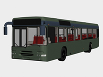 公交车 长途客车3D模型