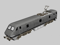 火车,动车,城际铁路快车3d模型