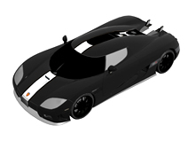 科尼赛克超级跑车,3d汽车模型