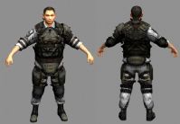 crysis 孤岛危机中的韩国男性角色,3d次时代游戏角色模型