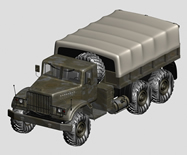 军用卡车.货车3d模型