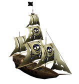 海盗船,帆船3d模型