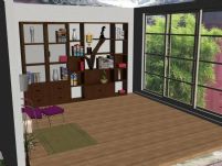 室内家具-书房3D模型