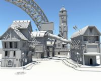 大型场景建筑maya模型