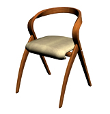 简单椅子3d模型