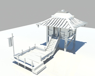 小屋,房子3D模型