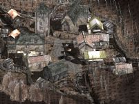 次世代游戏《生化危机4》中的小村庄场景3D模型