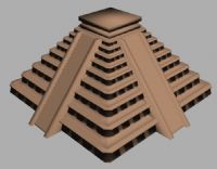 玛雅古庙3D模型