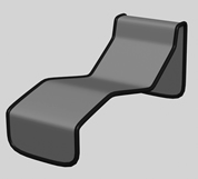 简单的躺椅3D模型