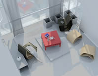 多功能椅子设计3D模型