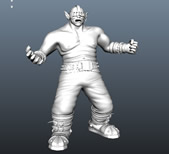 狂怒战士,maya游戏角色模型