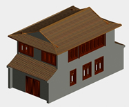 民宅,古代建筑3D模型