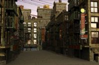 场景街道3D模型