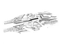 夜神号战舰maya模型