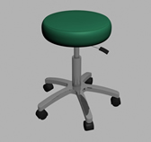 医院专用凳子,可移动的凳子3D模型
