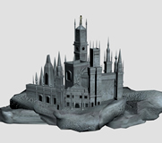 古堡,城堡3D模型