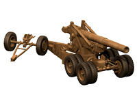 高炮,迫击炮3D模型