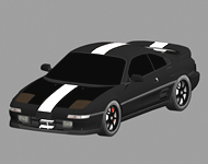 丰田MR2汽车3D模型