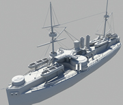 定远号,军舰,战船,战舰3D模型
