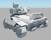 装甲车,坦克车maya模型