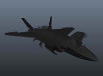 J-20战斗机,maya飞机模型