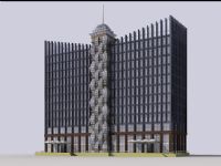 办公大厦,写字楼,办公楼3D模型