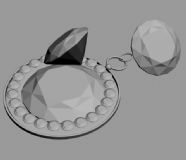 钻石,珠宝3D模型