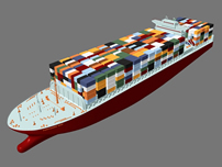 货轮,运输船maya模型