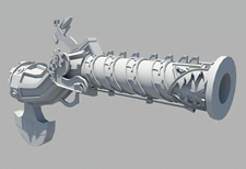 火枪3D模型