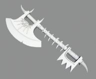 斧头,斧子,maya武器模型