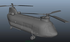 军用飞机,运输机,直升机,maya模型