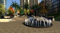 喷泉场景3D模型